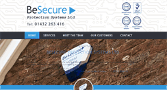Desktop Screenshot of besafebesecure.co.uk